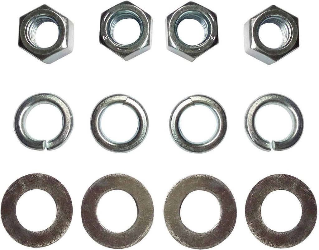 5 Inch Locking Swivel Casters with Brake Grey TPR Rubber Wheel Set of 4 W39601