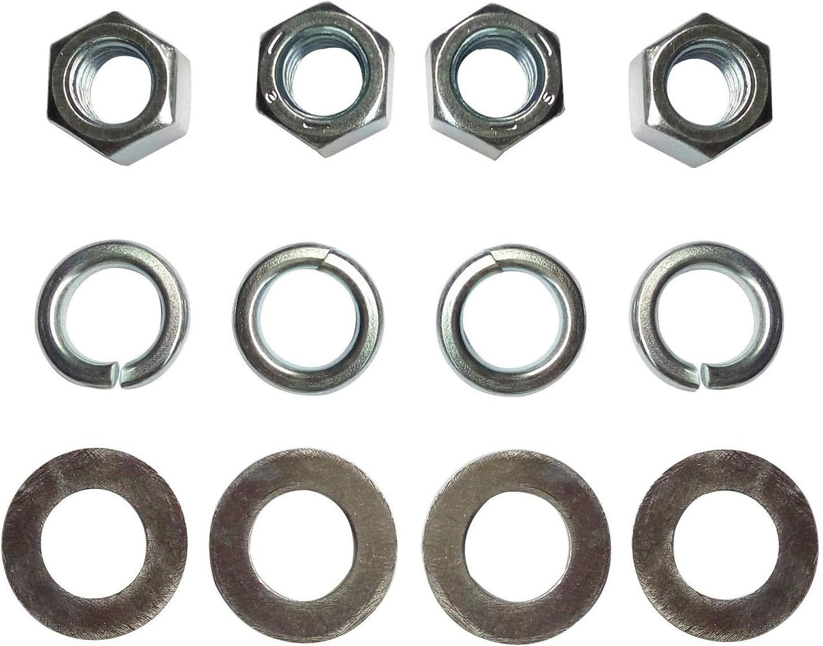 5 Inch Locking Swivel Casters with Brake Grey TPR Rubber Wheel Set of 4 W39601