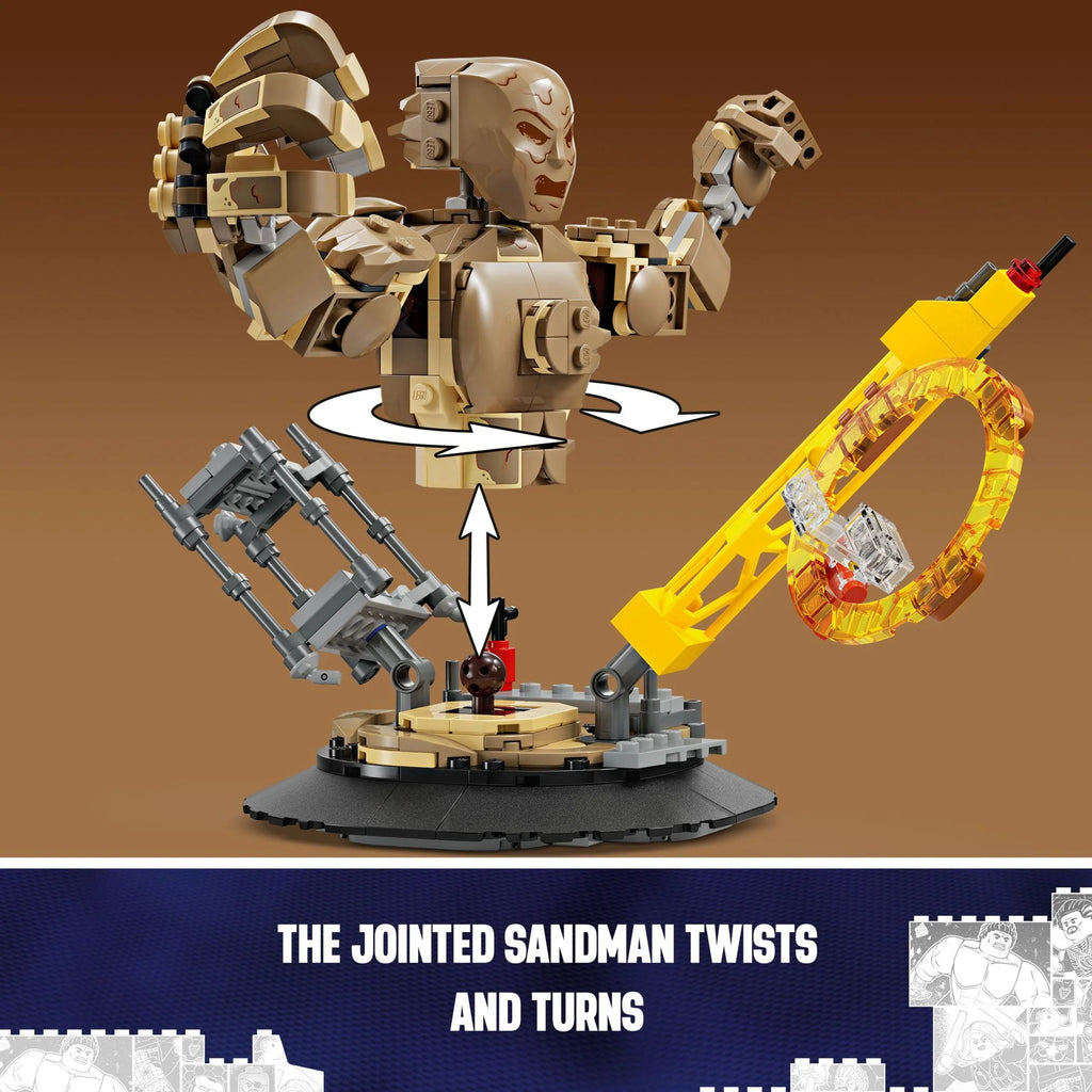 Spider-Man vs. Sandman Building Toy Set with Figure Q919