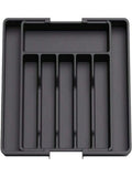 Expandable Black Silverware Utensil Organizer R122