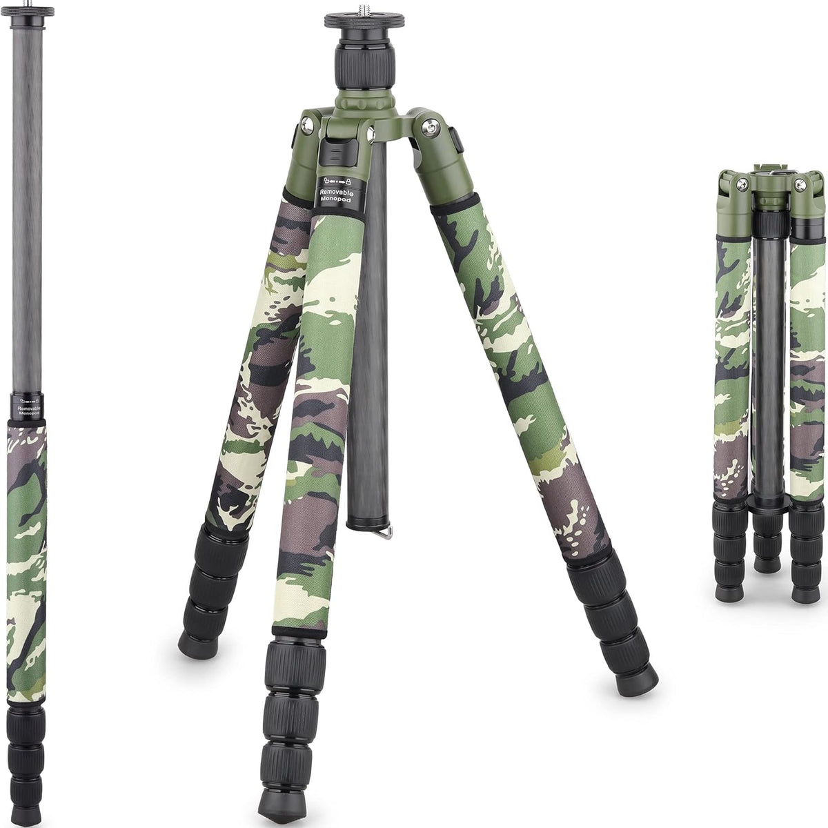 Carbon Fiber Tripod Heavy Duty Stand for Digital DSLR Camera L161