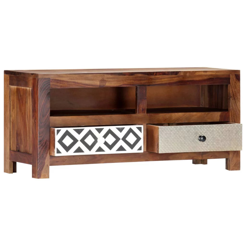 Solid Sheesham Wood TV Cabinet C59191