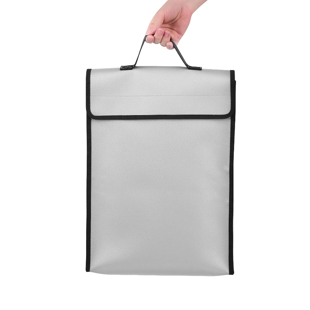 Fireproof Document Bag Waterproof Heat Insulation 1200℃ Fire Resistant Big Capacity Bag B76530