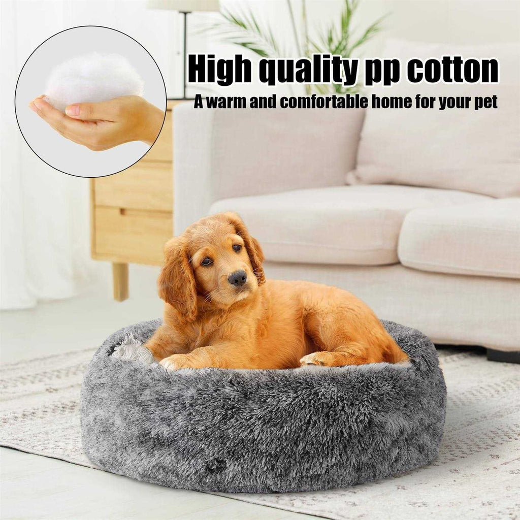 Hooded Round Dog Bed & Cat Cave Y6146