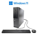 Used Dell OptiPlex 990 Desktop Computer PC, Intel Core i5 Quad-Core Gen 2, 8GB 1TB with 2x 22" LCD's Wi-Fi Windows 11 64bit Y72782