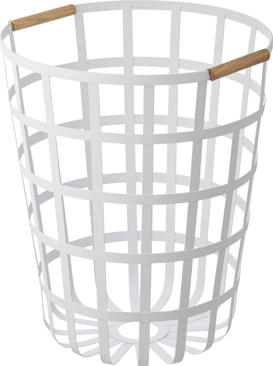 White Round Laundry Basket, Pack of 2 N253186