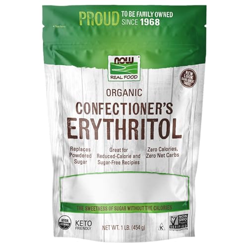 Organic Confectioner's Erythritol Powder, 1-Pound (Pack of 2) D127