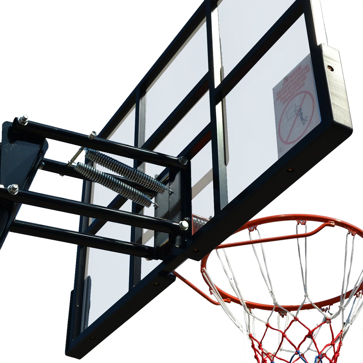 54 in. Portable Height Adjustable Basketball Hoop System S506182