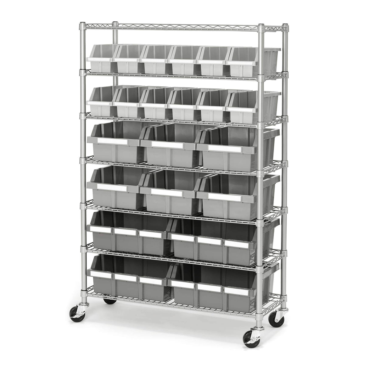 7-Tier Silver Shelving Rack U28582