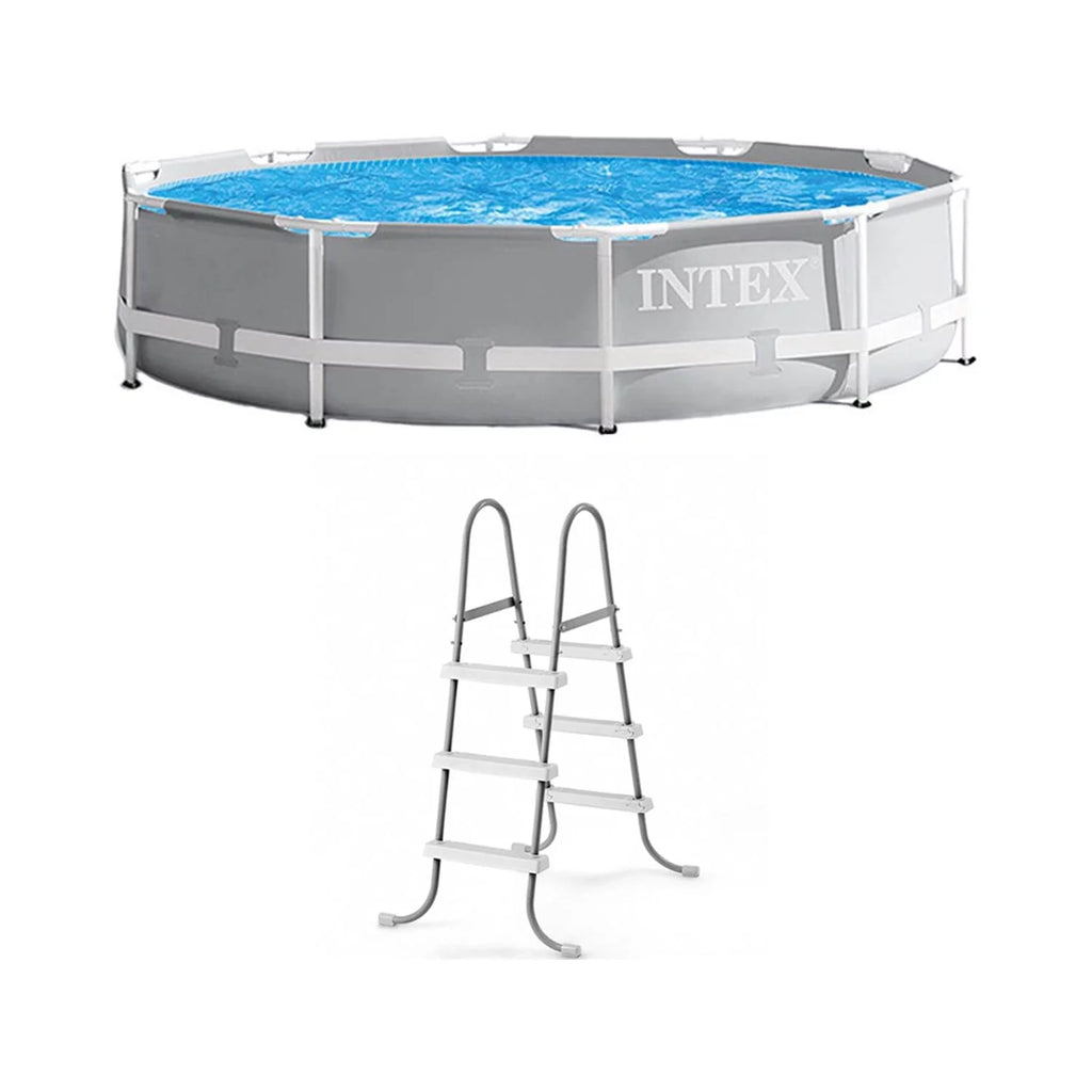 10' x 30 Above Ground Swimming Pool with Filter Pump & Ladder W866