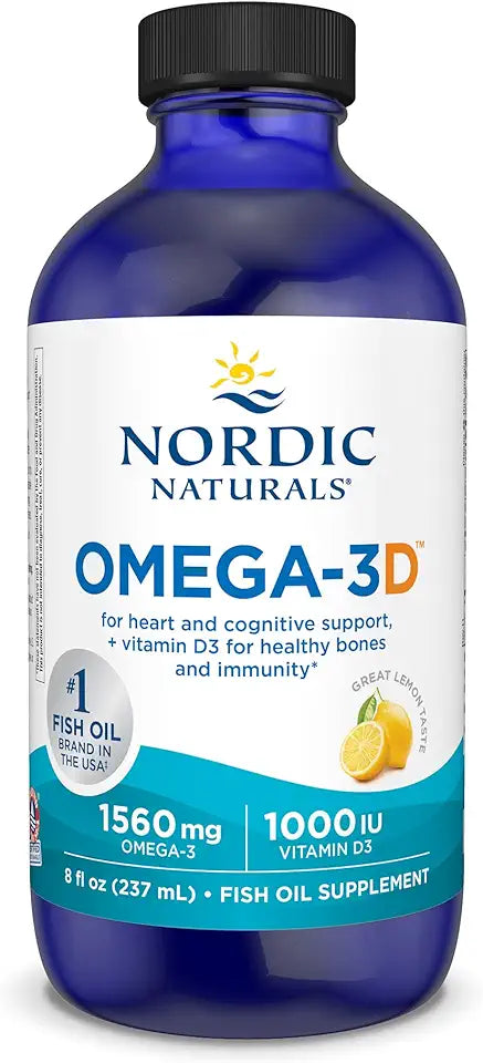 Lemon Flavor 8 oz Omega-3 Fish Oil F9724