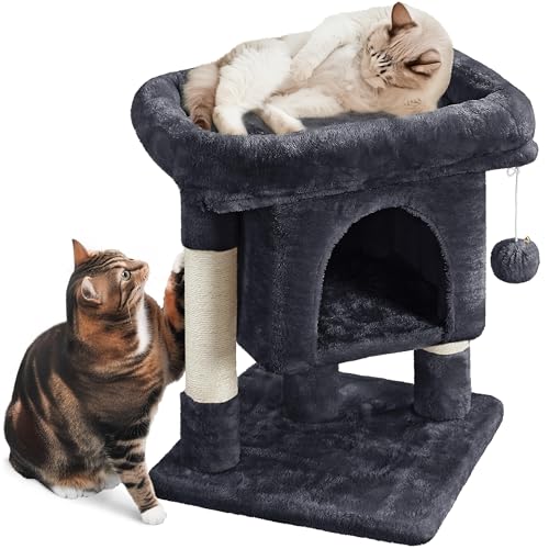 23.5in Dark Gray Cat Tree Tower T282991