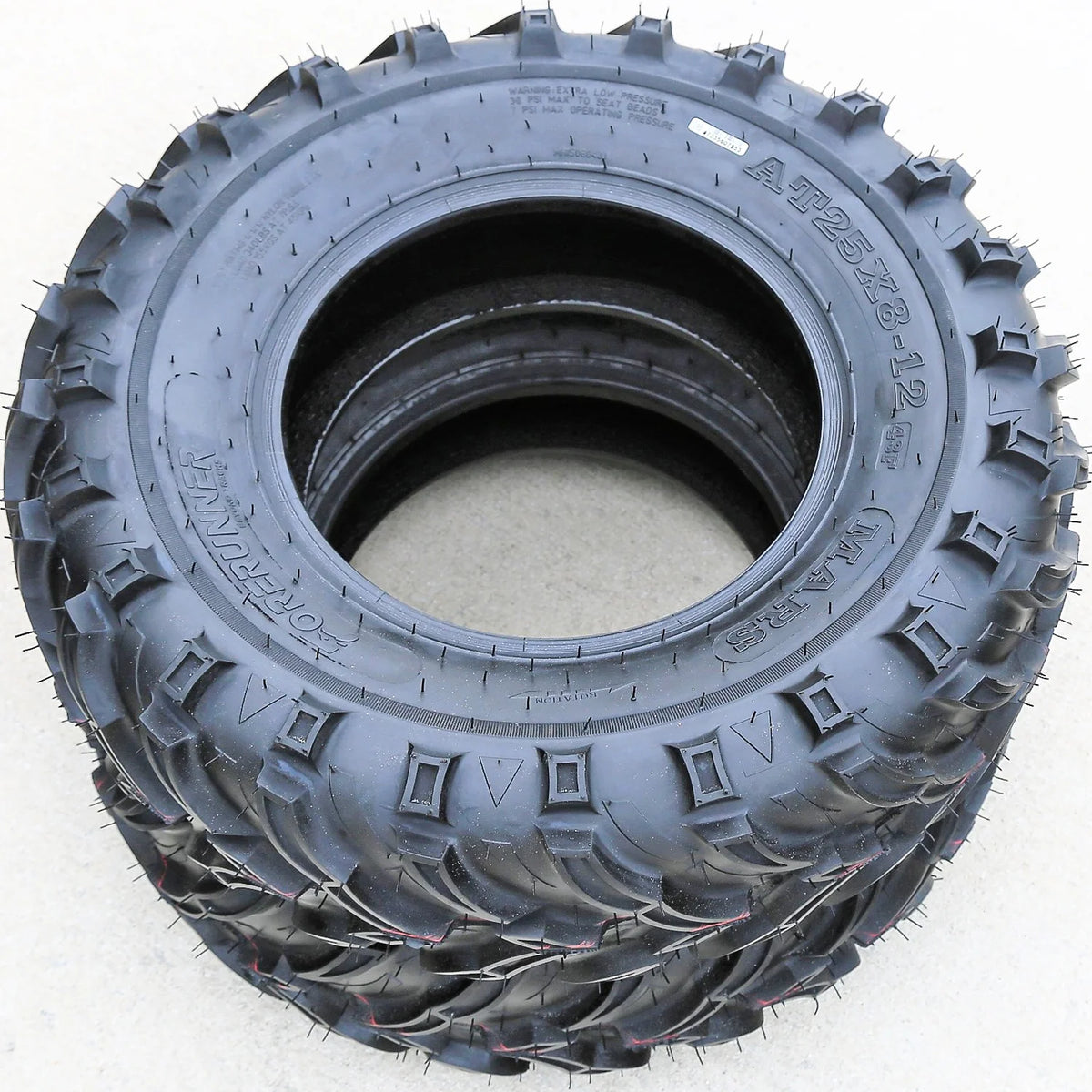 25x10-12 6 Ply Mud ATV UTV Tires R1153