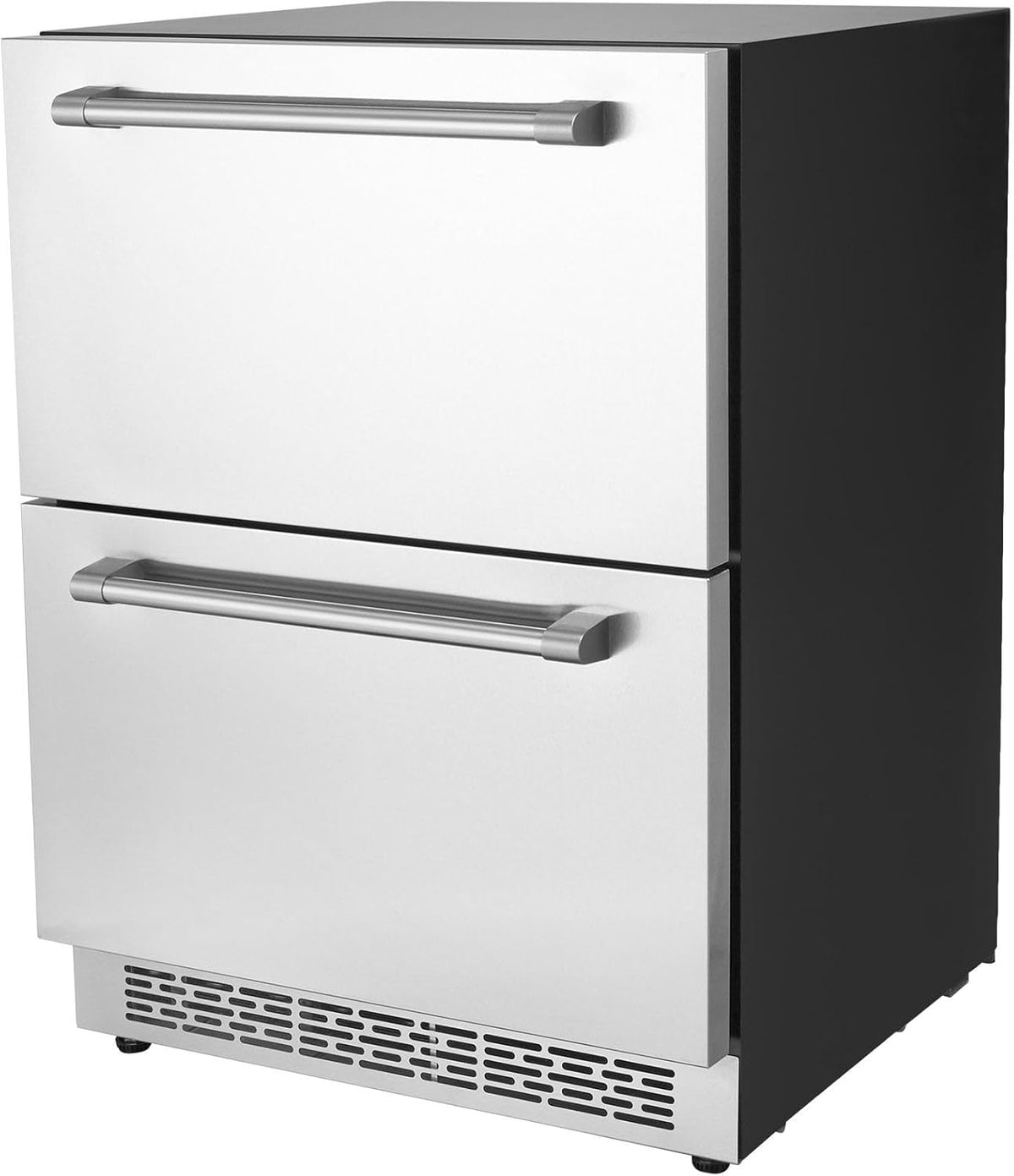 24 inch Undercounter Refrigerator, 2 Drawer, 4.87 Cu.ft. Capacity, silver U878137