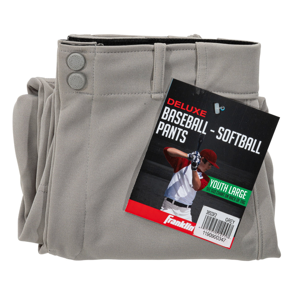 Youth Baseball Pants Gray Large B60439