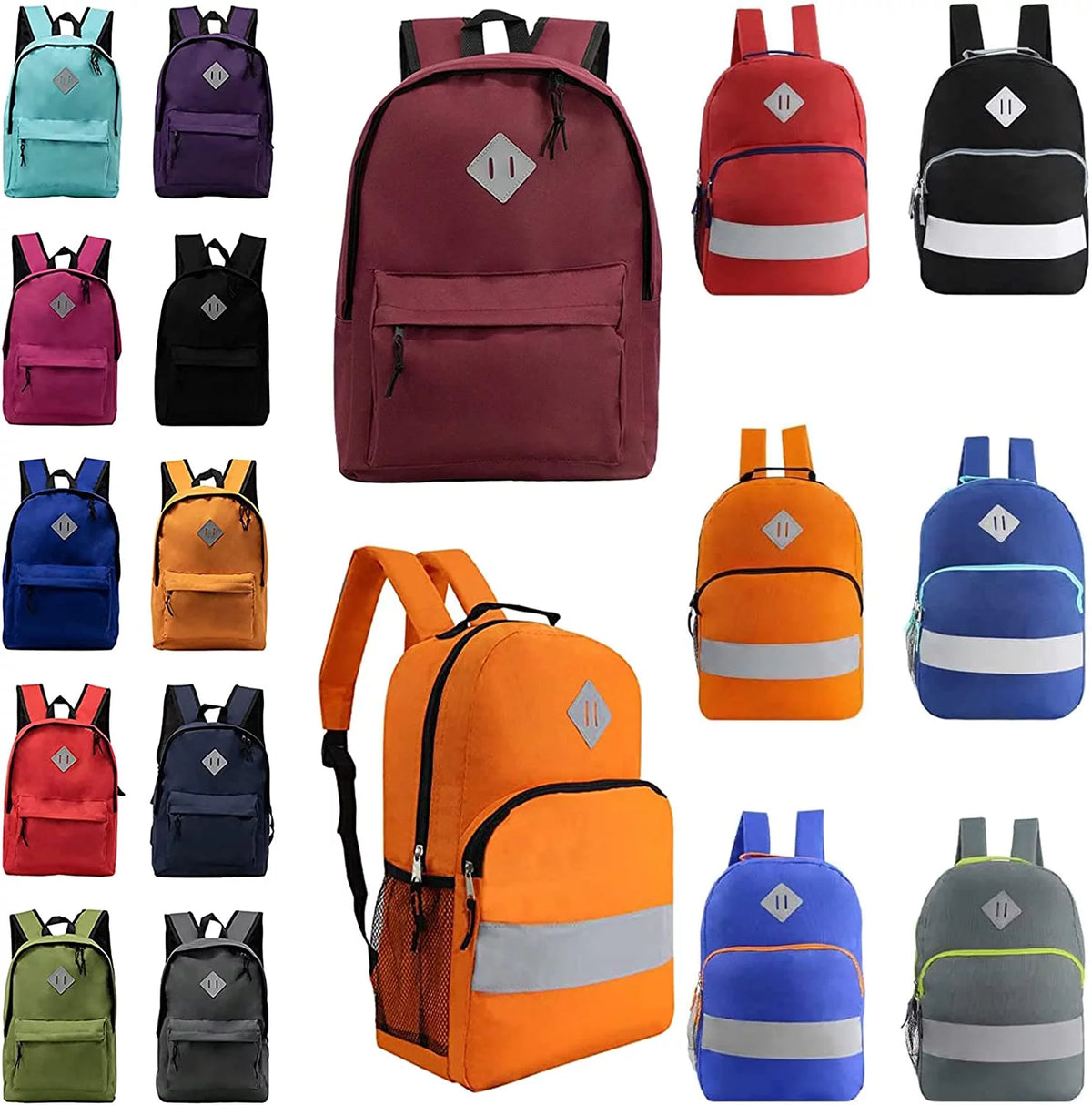 24 Pack 17" Backpacks S621014