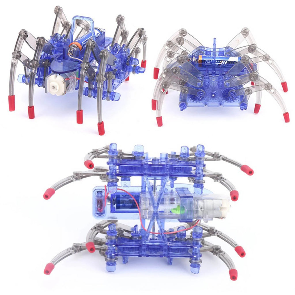 Electric Spider Robot DIY Assembly Toy Q323