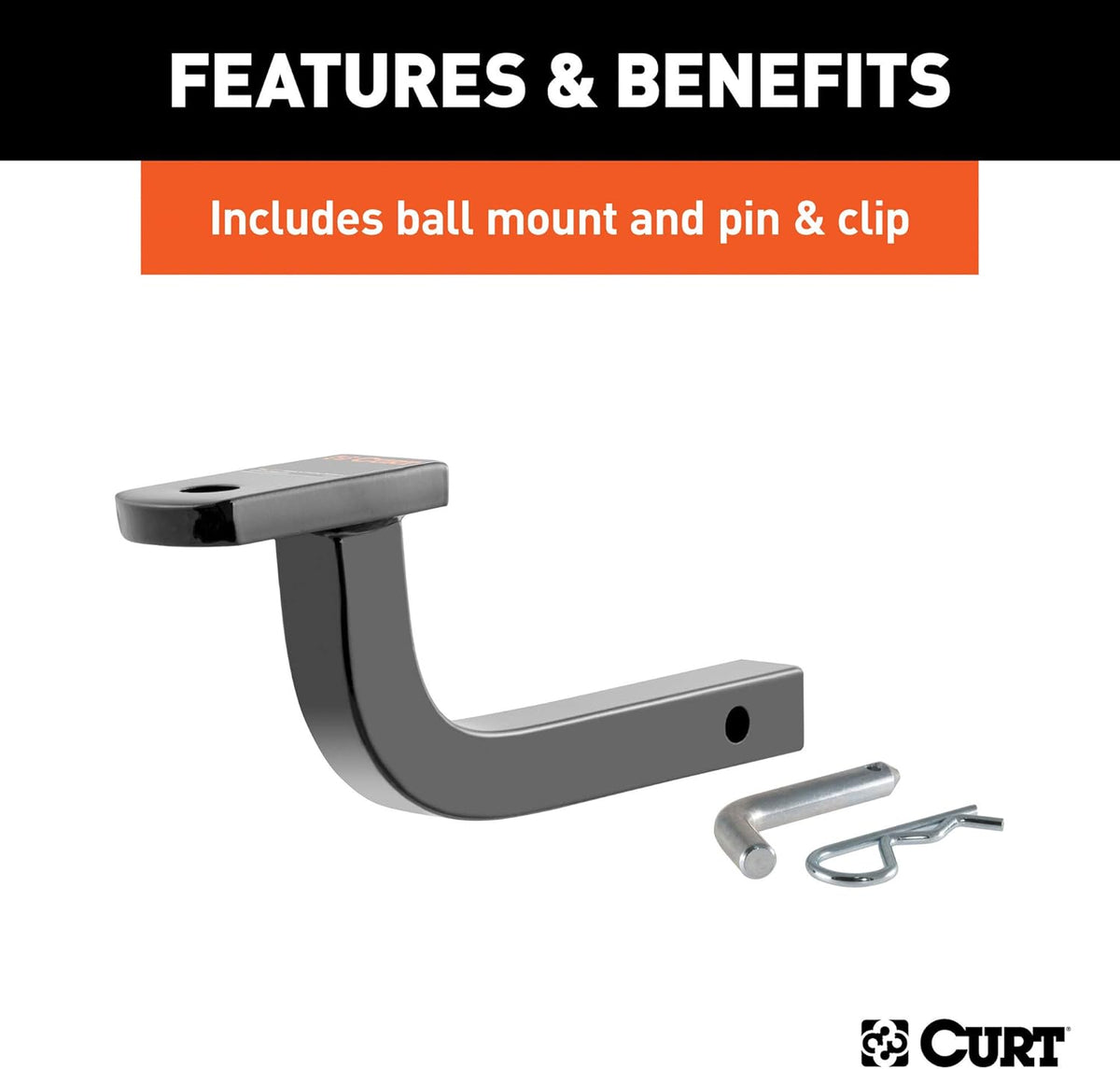 Class 1 Trailer Hitch with Ball Mount, 1-1/4-In Receiver H603392