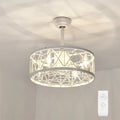 White Ceiling Fan with Lights T51803