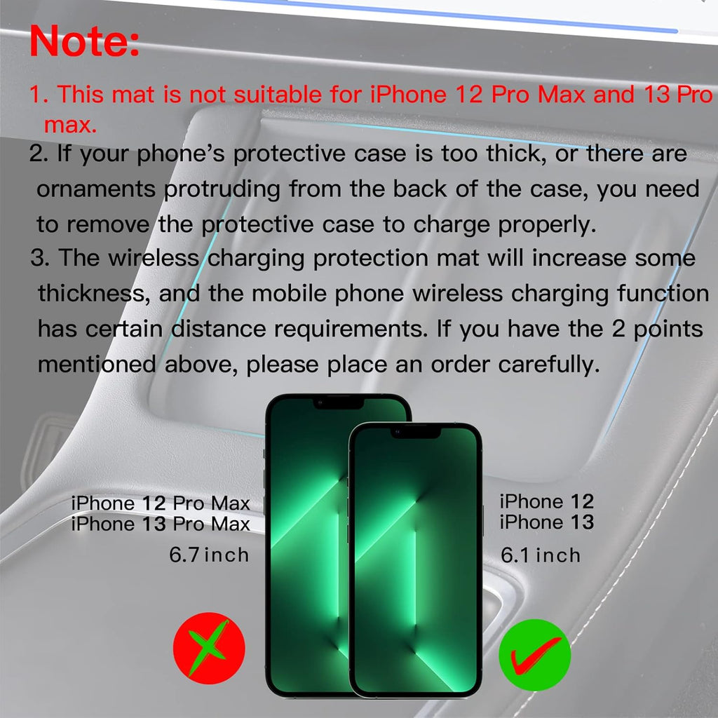 Center Console Wireless Charger Silicone Mat Z886990