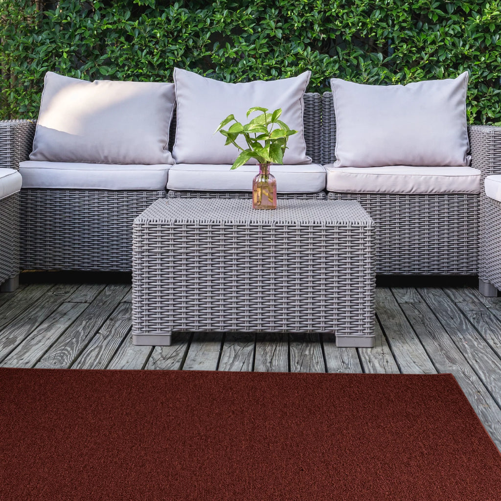 Solid Color Rug, 5' x 7' Oval J985