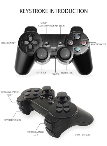 Wireless Double Handle Plug and Play Video Game Console K7852