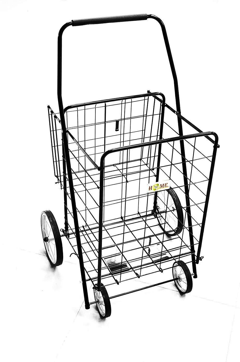 Folding Shopping Cart with Basket O5797