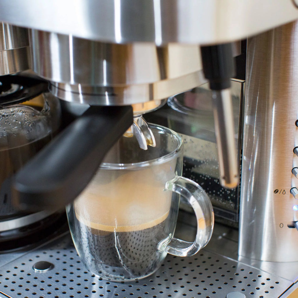 Stainless Steel Combination Espresso Machine & 10 Cup Drip Coffee Maker I79325