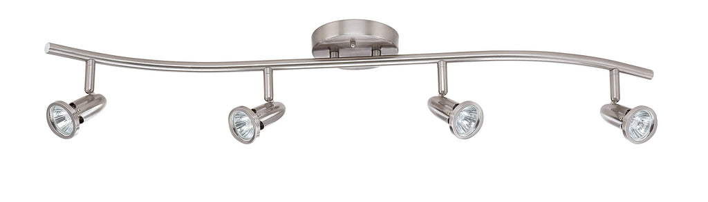 4-Light Track Light Satin Nickel V34730