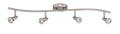 4-Light Track Light Satin Nickel V34730