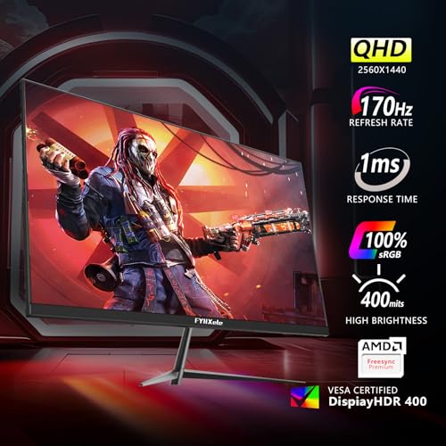 Gaming Monitor, 1ms, DisplayPort, HDMI, VESA Mount N884600