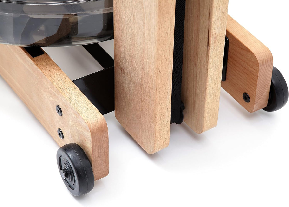 Beech Wood Natural Rowing Machine with S4 Monitor E384
