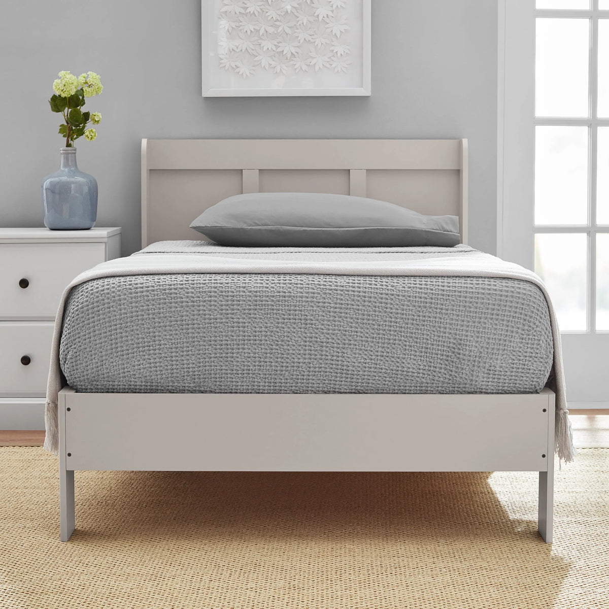 Twin Bed with Headboard Y163