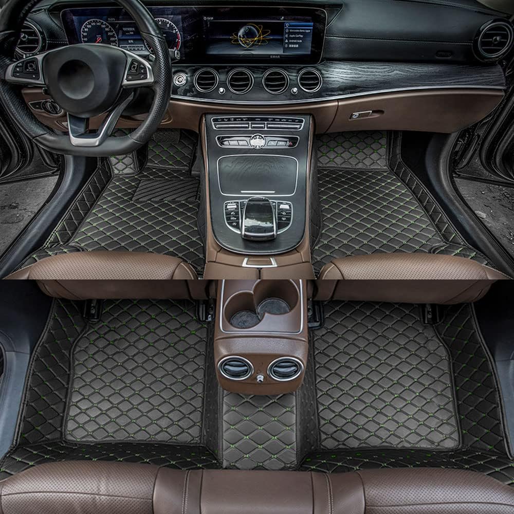 All Weather Non-Slip Leather Car Floor Mats T357
