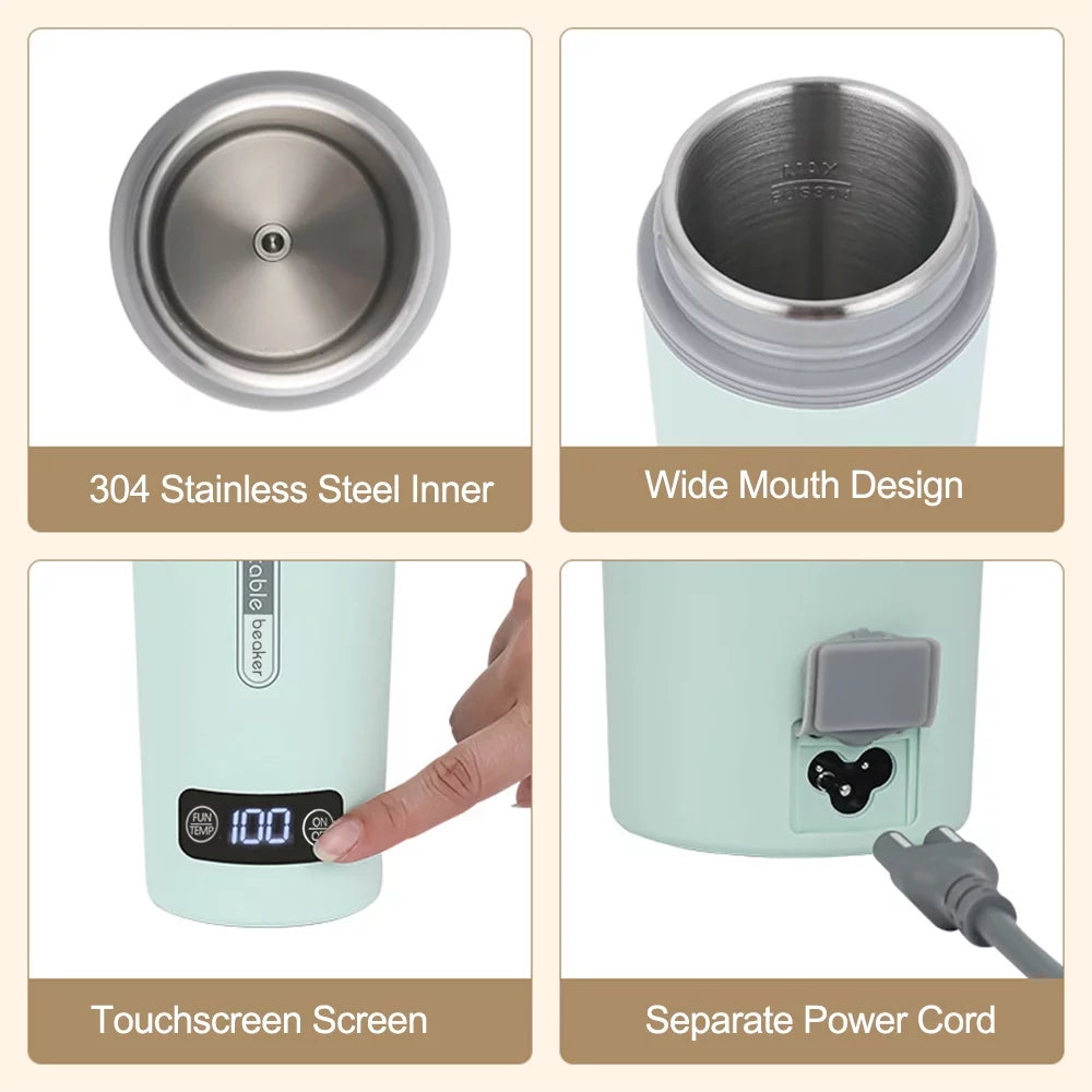 350ml Portable Stainless Steel Electric Kettle H3694