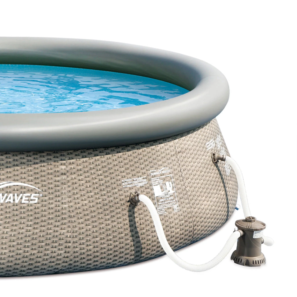 Inflatable Above Ground Swimming Pool with Pump F8755