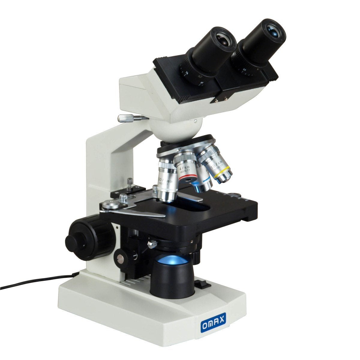 40X-2500X Binocular Compound LED Microscope with Mechanical Stage F942544