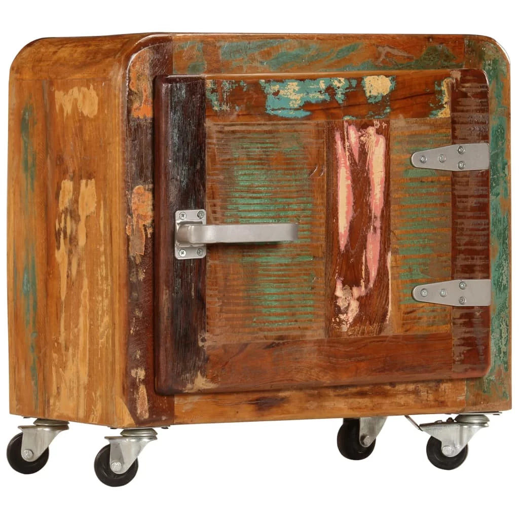 Solid Reclaimed Wood Bedside Cabinet A434