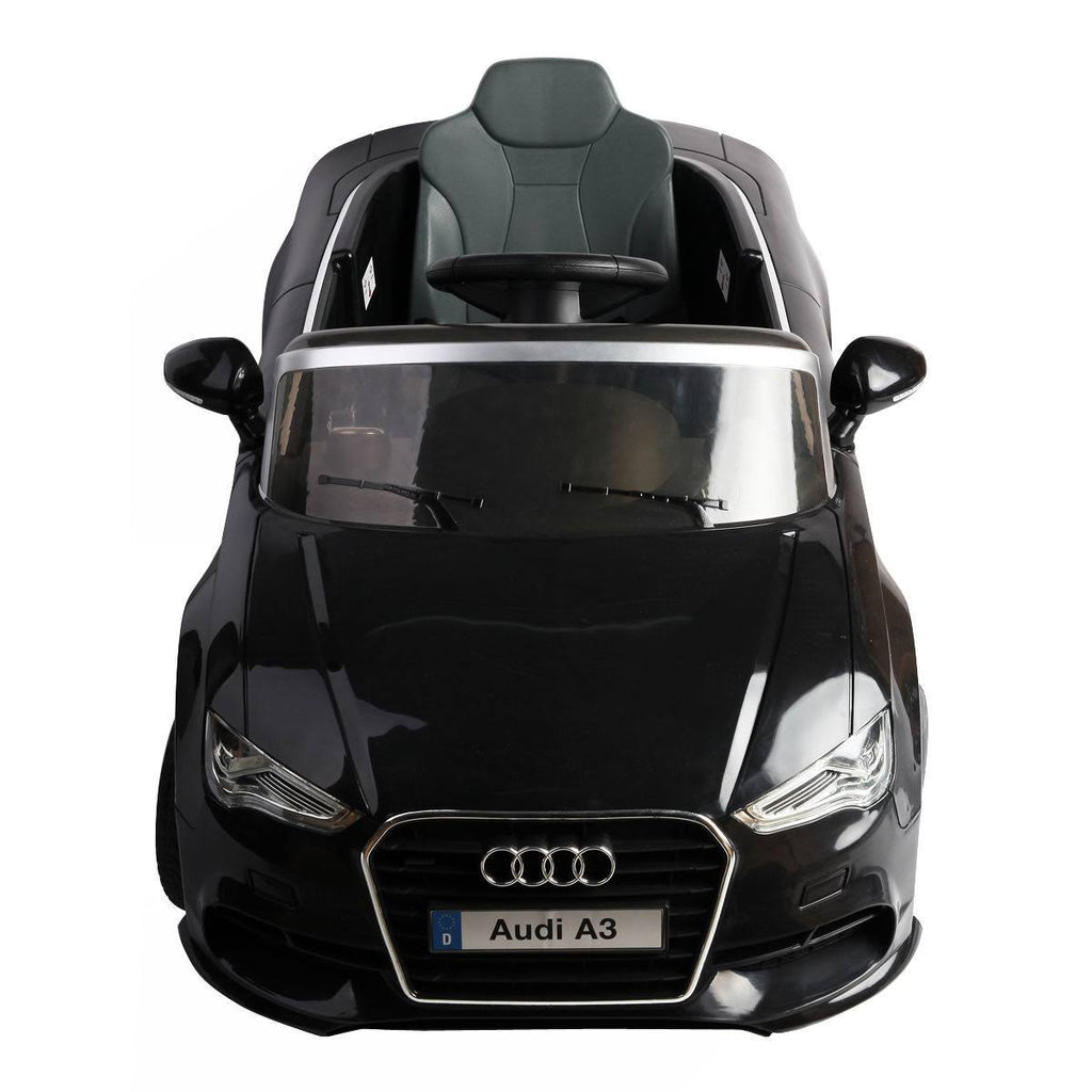 12 V Black Kids Ride on Car with RC W559885