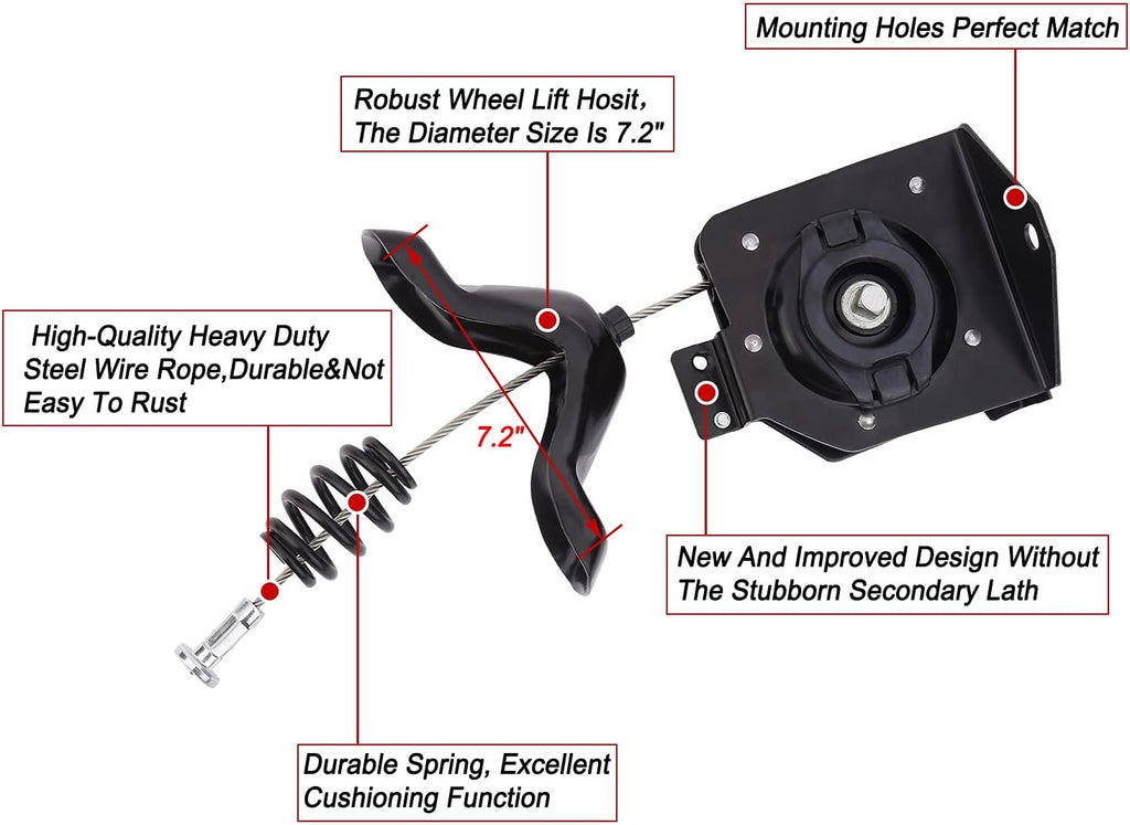 Spare Tire Hoist Assembly Pack of 2 P904602