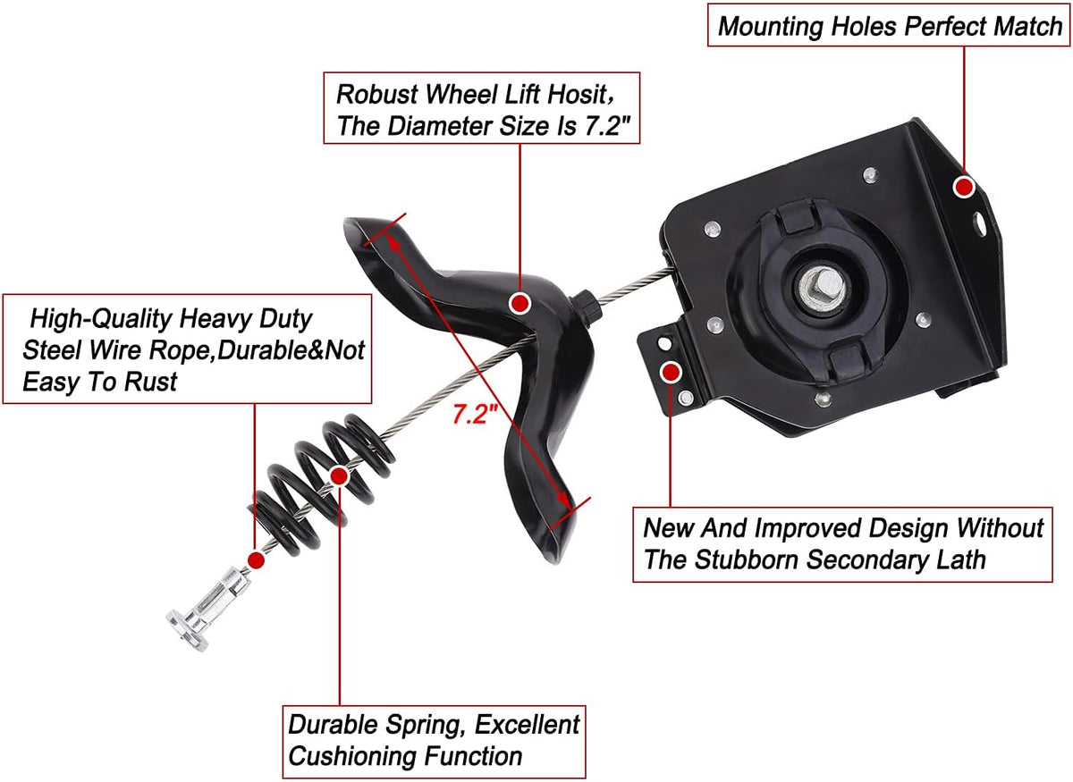 Spare Tire Hoist Assembly Pack of 2 P904602
