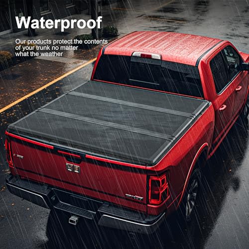 6.4ft Hard Tri-Fold Truck Bed Tonneau Cover A14650