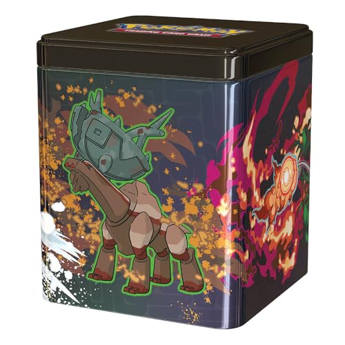Pokemon TCG Stacking Tin - 3 Packs, Stickers Y252