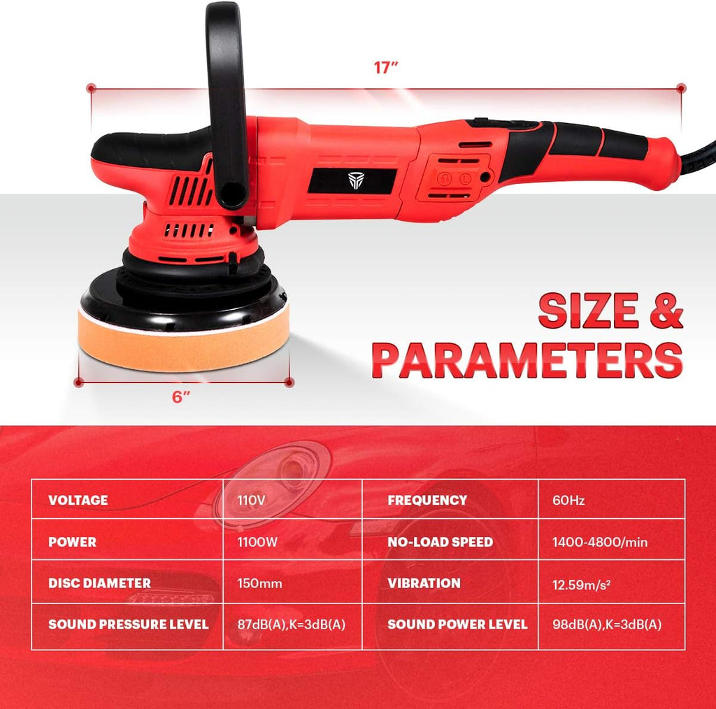 6'' Dual Action Random Orbital Polisher O99456
