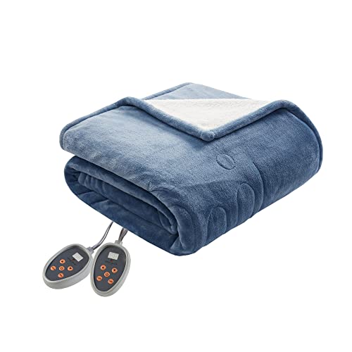 King 100x90 Grey Electric Blanket Throw U459617