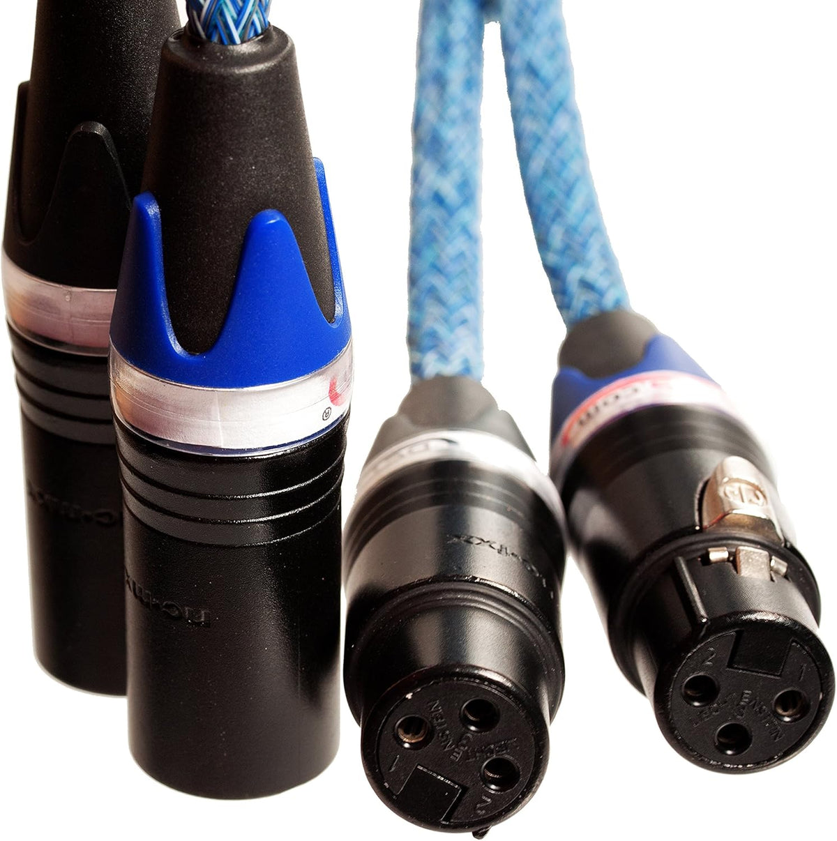 Blue XLR Balanced Audio Cable, Stereo Pair 2 Cables B8700