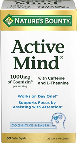 1000 mg Cognizin with L-Theanine and Caffeine Caplets O557203
