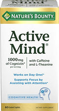 1000 mg Cognizin with L-Theanine and Caffeine Caplets O557203