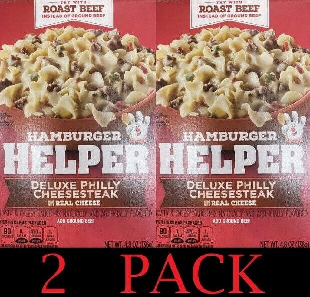 Hamburger Helper Philly Cheesesteak Mix 4.8 oz 2 Pack T6375