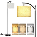 Floor Lamp with 3 Color Temperatures Linen Shade R18173